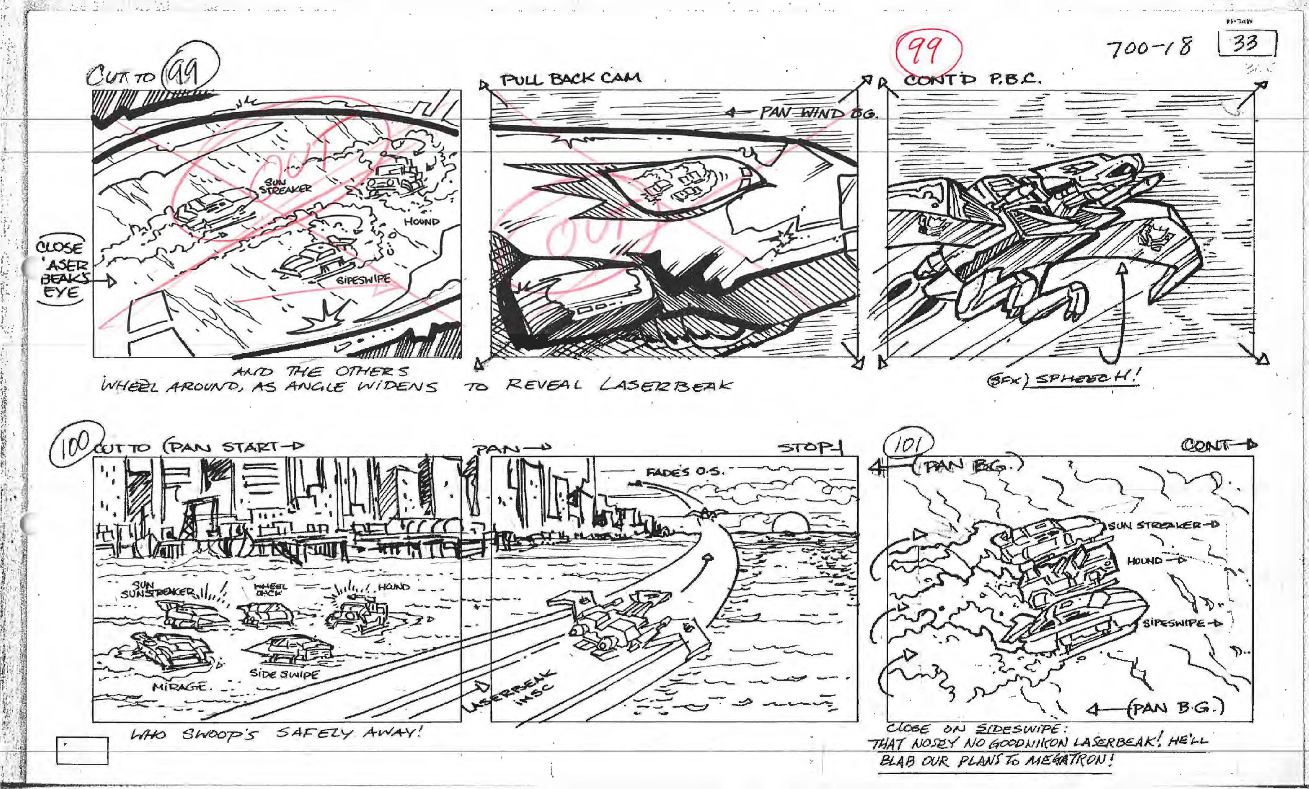 After the deleted pages, we resume the produced episode.