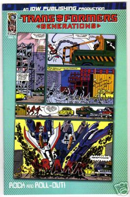 The Transformers: Generations #3 cover RI (IDW Publishing, 2006)
