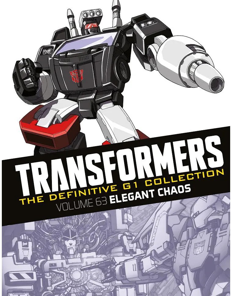 The Definitive G1 Collection: Volume 63: Elegant Chaos – cover art by Don Figueroa (Trailbreaker) and Alex Milne (retro)