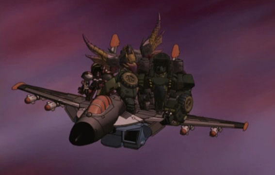 Attack of the 500-Metron Thundercracker. Starscream