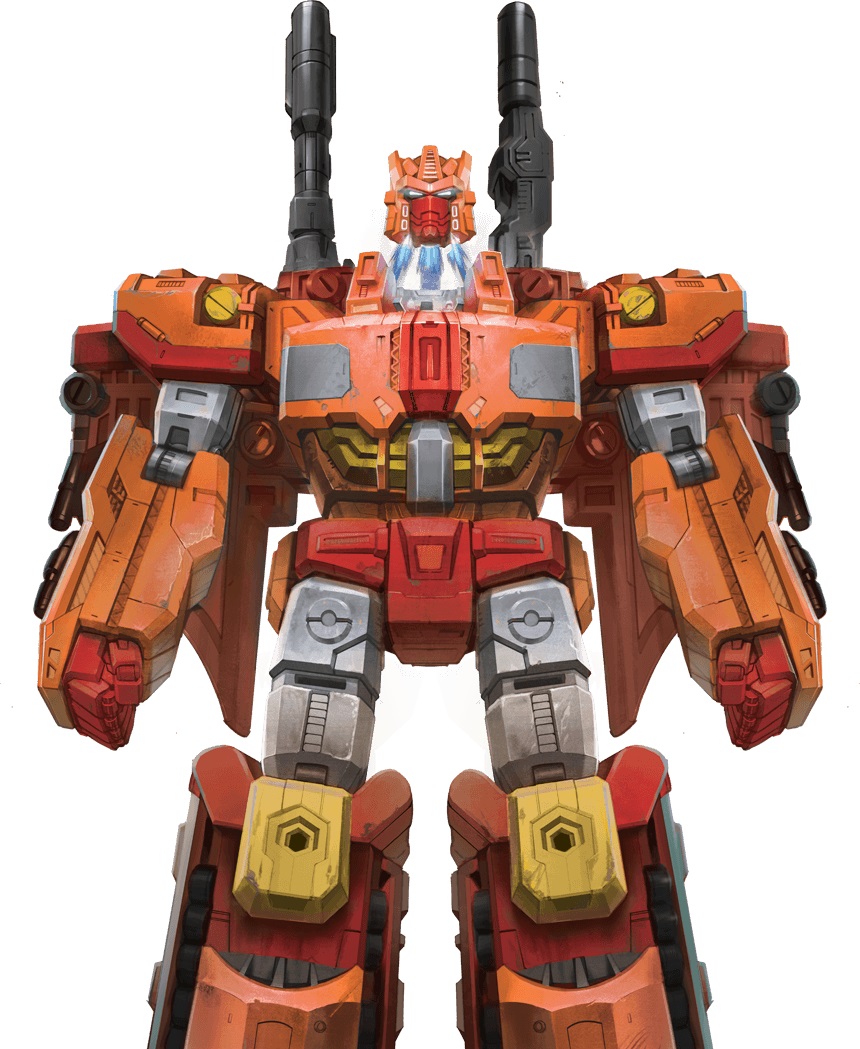 Hasbro Titans Return packaging art