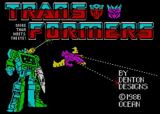 The title screen (ZX Spectrum version)