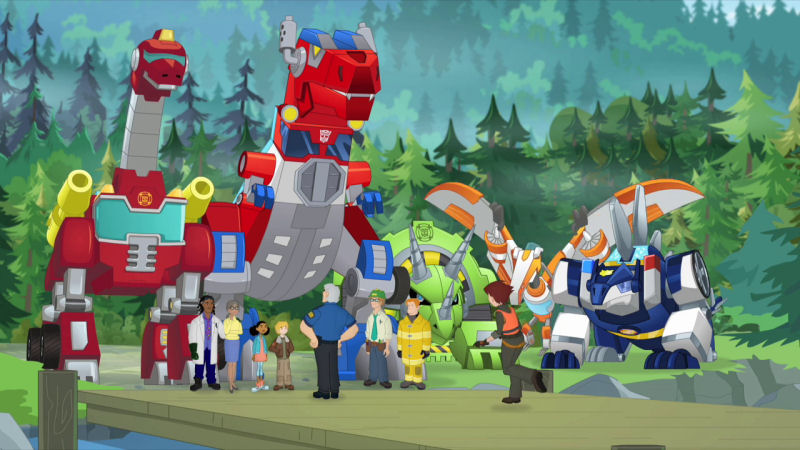 Rescue Bots Dinobots