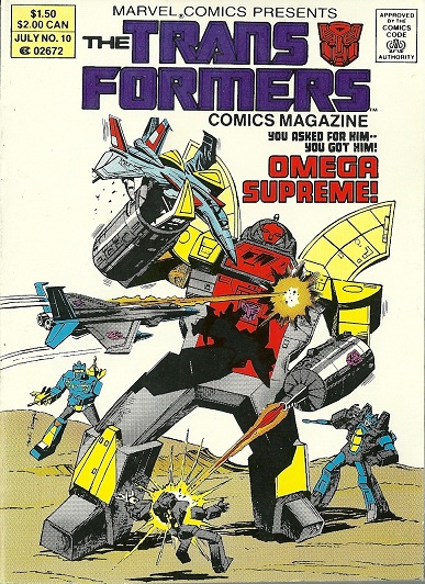 The Transformers Comics Magazine #10 (Marvel US, 1988)